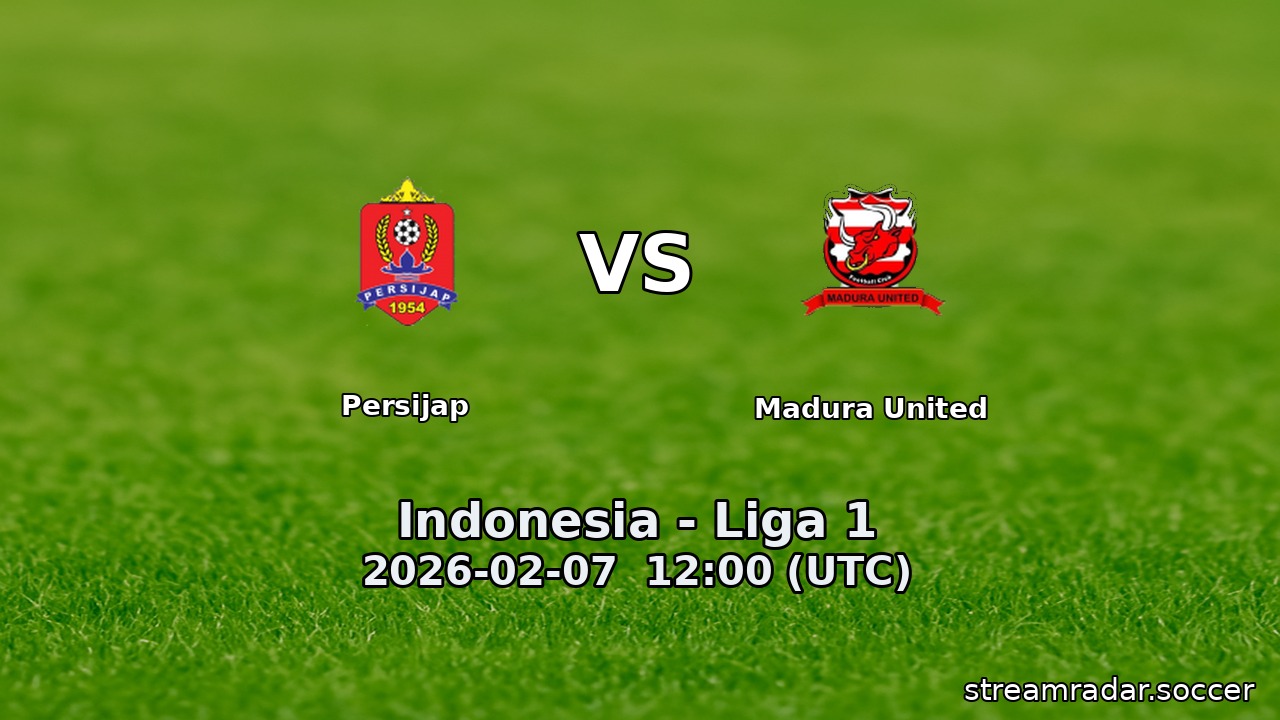 Persijap vs Madura United