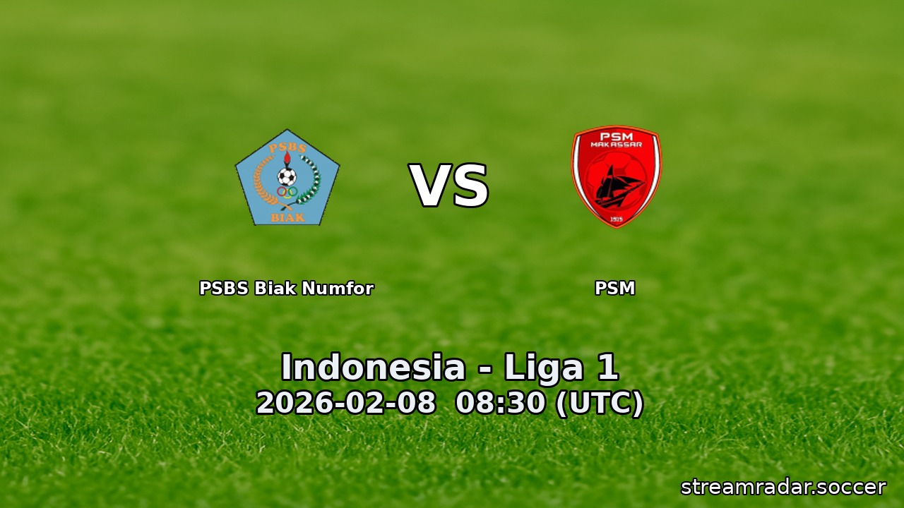 PSBS Biak Numfor vs PSM