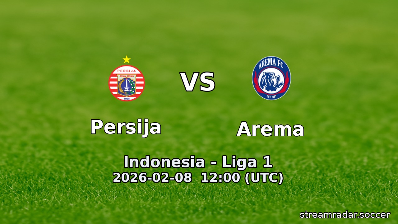 Persija vs Arema