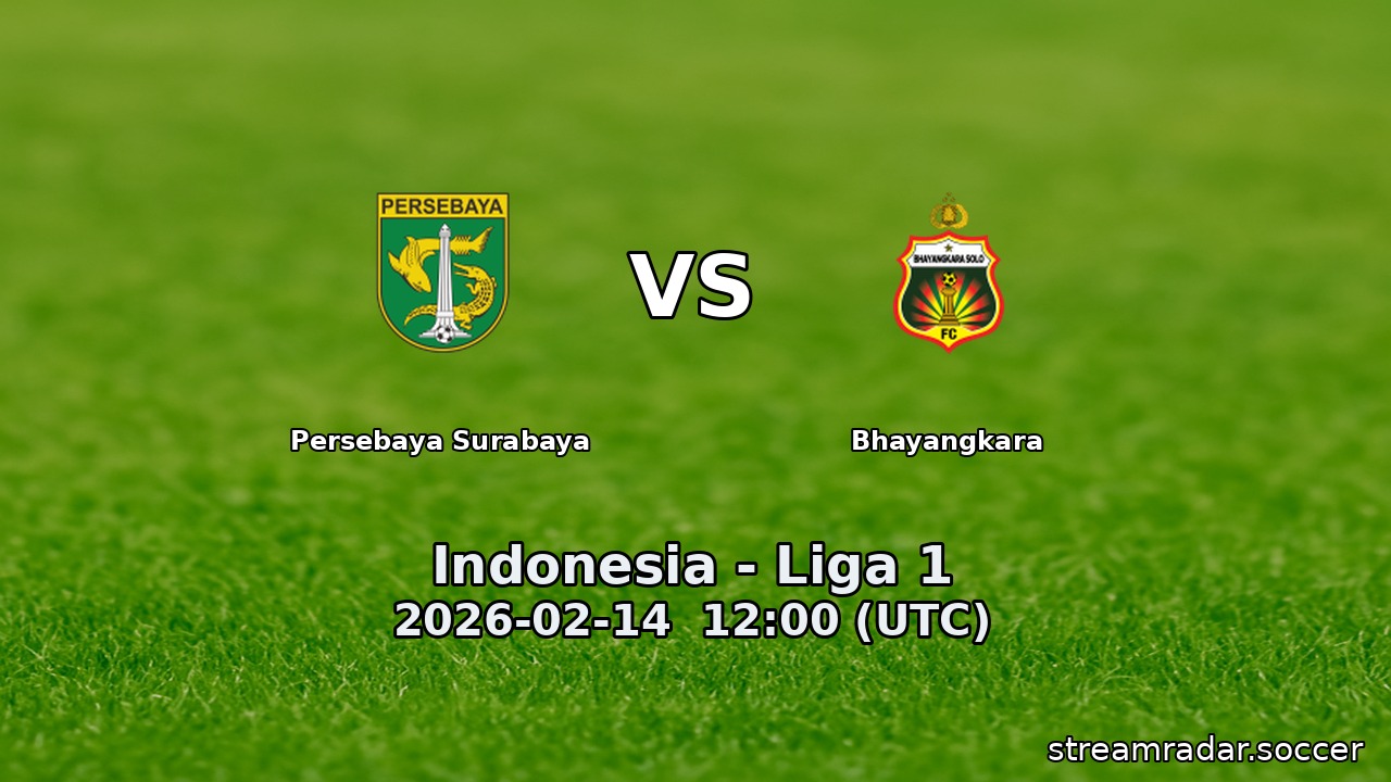 Persebaya Surabaya vs Bhayangkara