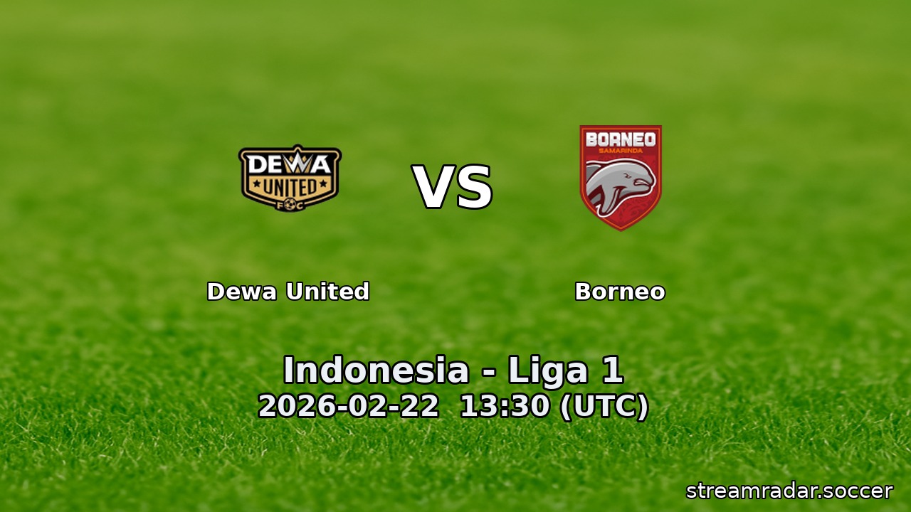 Dewa United vs Borneo
