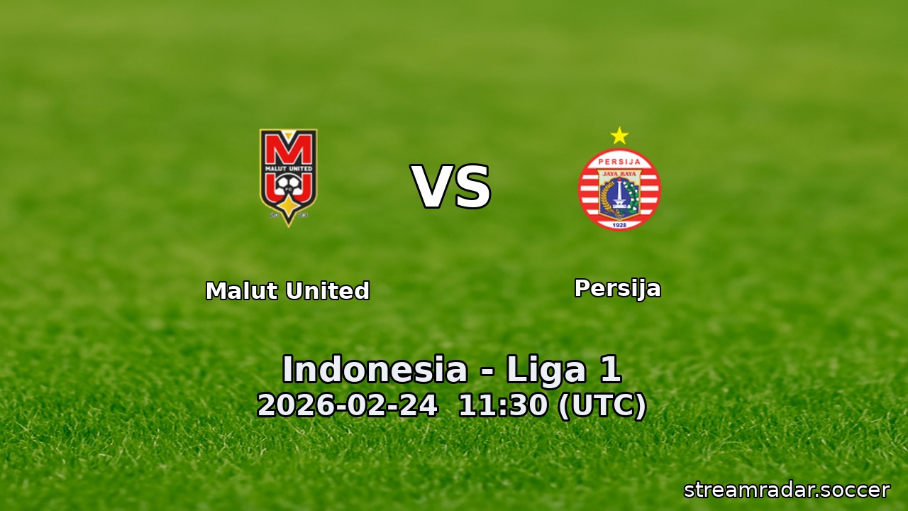 Malut United vs Persija