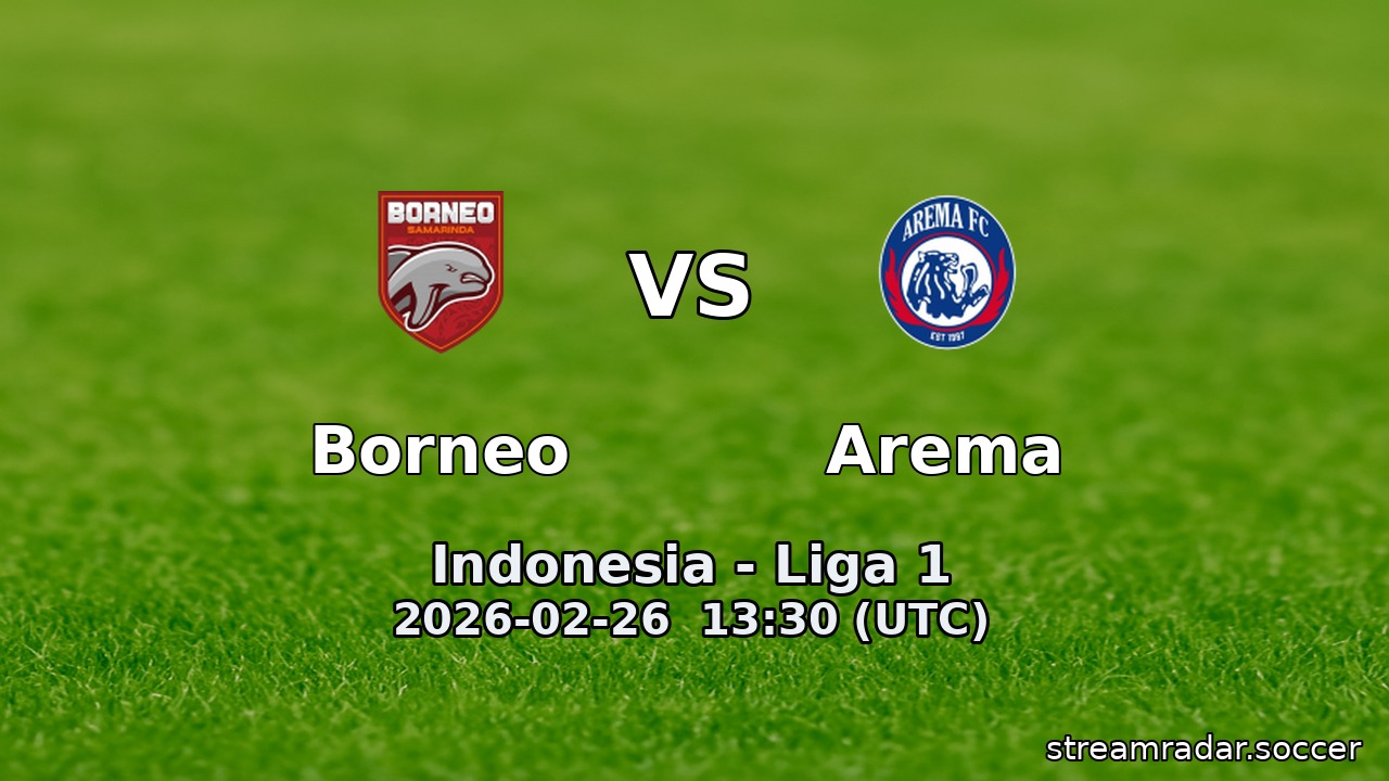 Borneo vs Arema