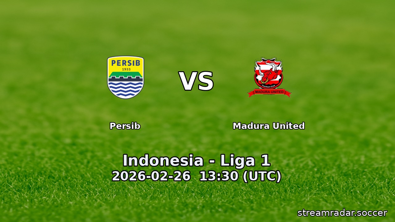 Persib vs Madura United