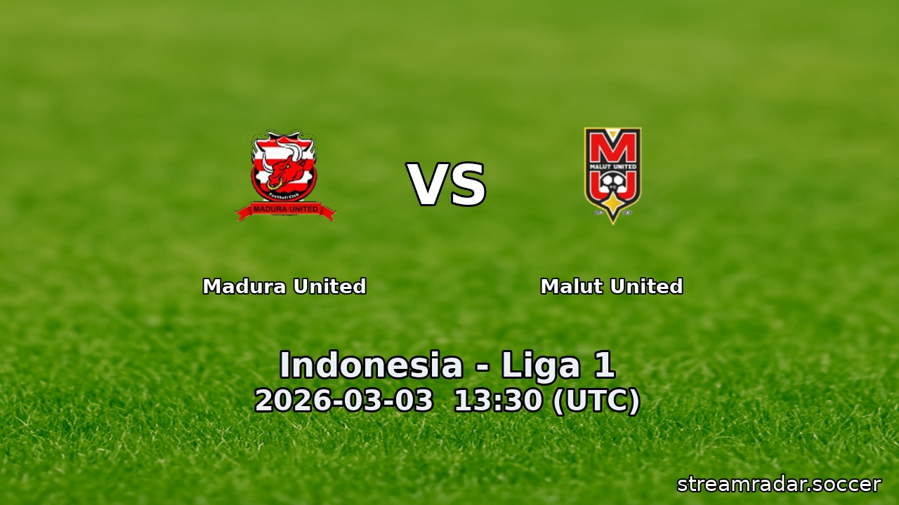 Madura United vs Malut United