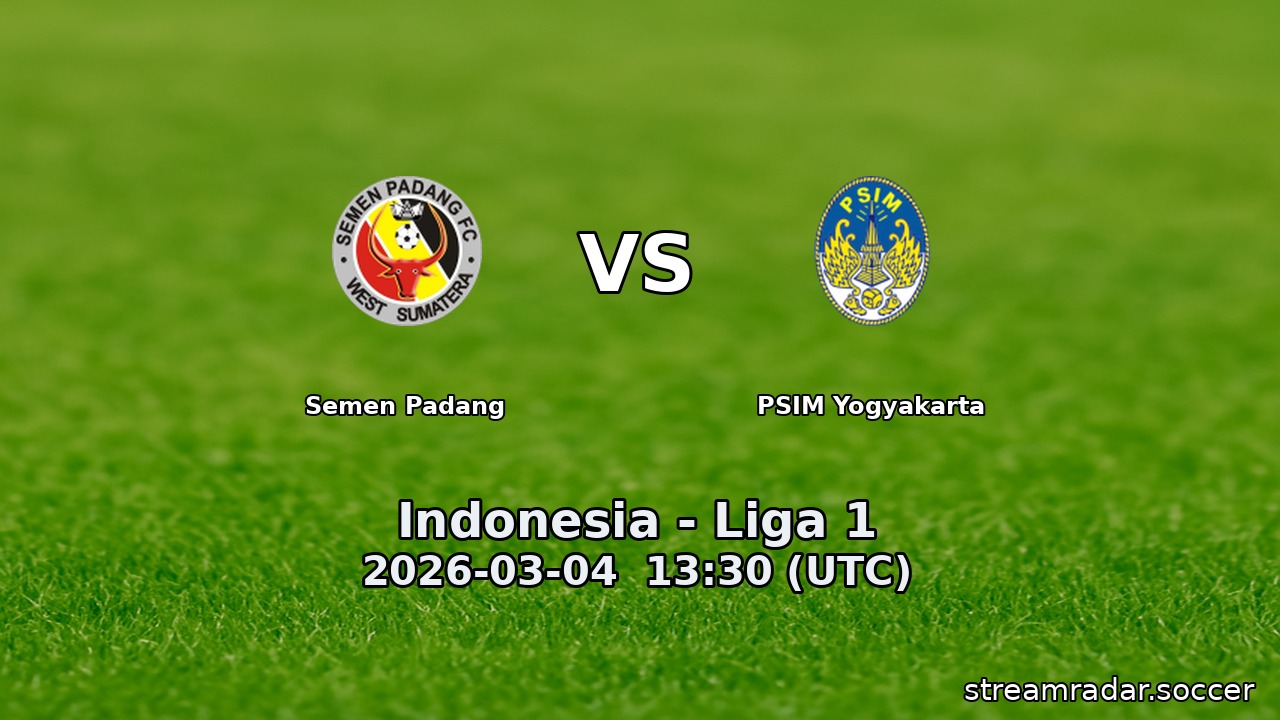 Semen Padang vs PSIM Yogyakarta