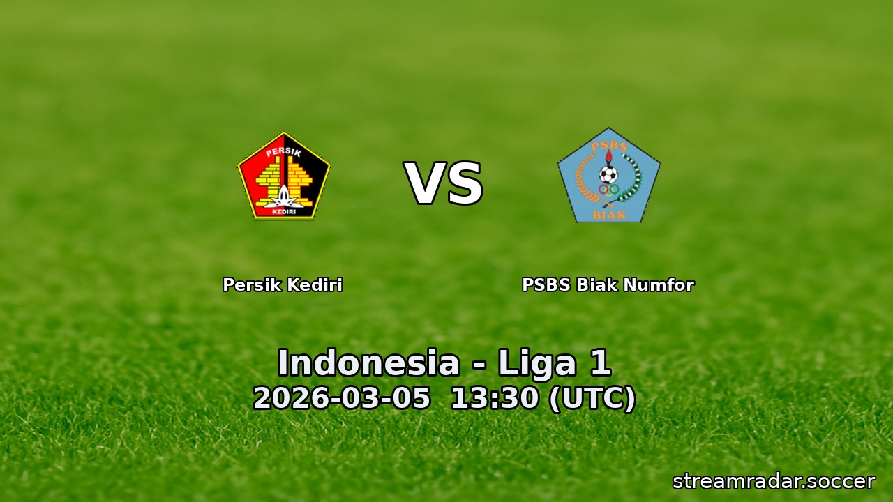 Persik Kediri vs PSBS Biak Numfor