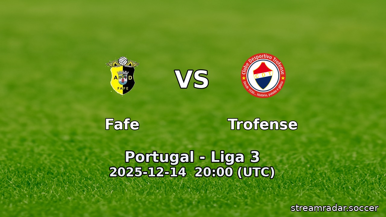 Fafe vs Trofense