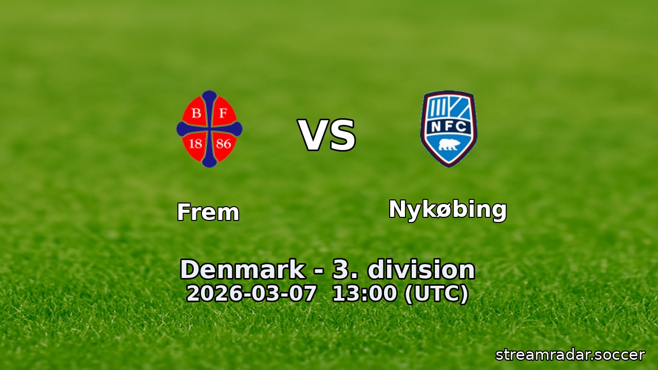 Frem vs Nykøbing