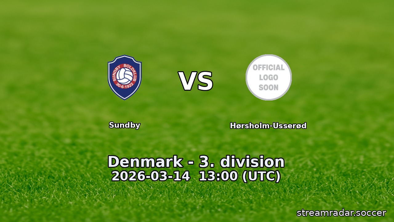 Sundby vs Hørsholm-Usserød