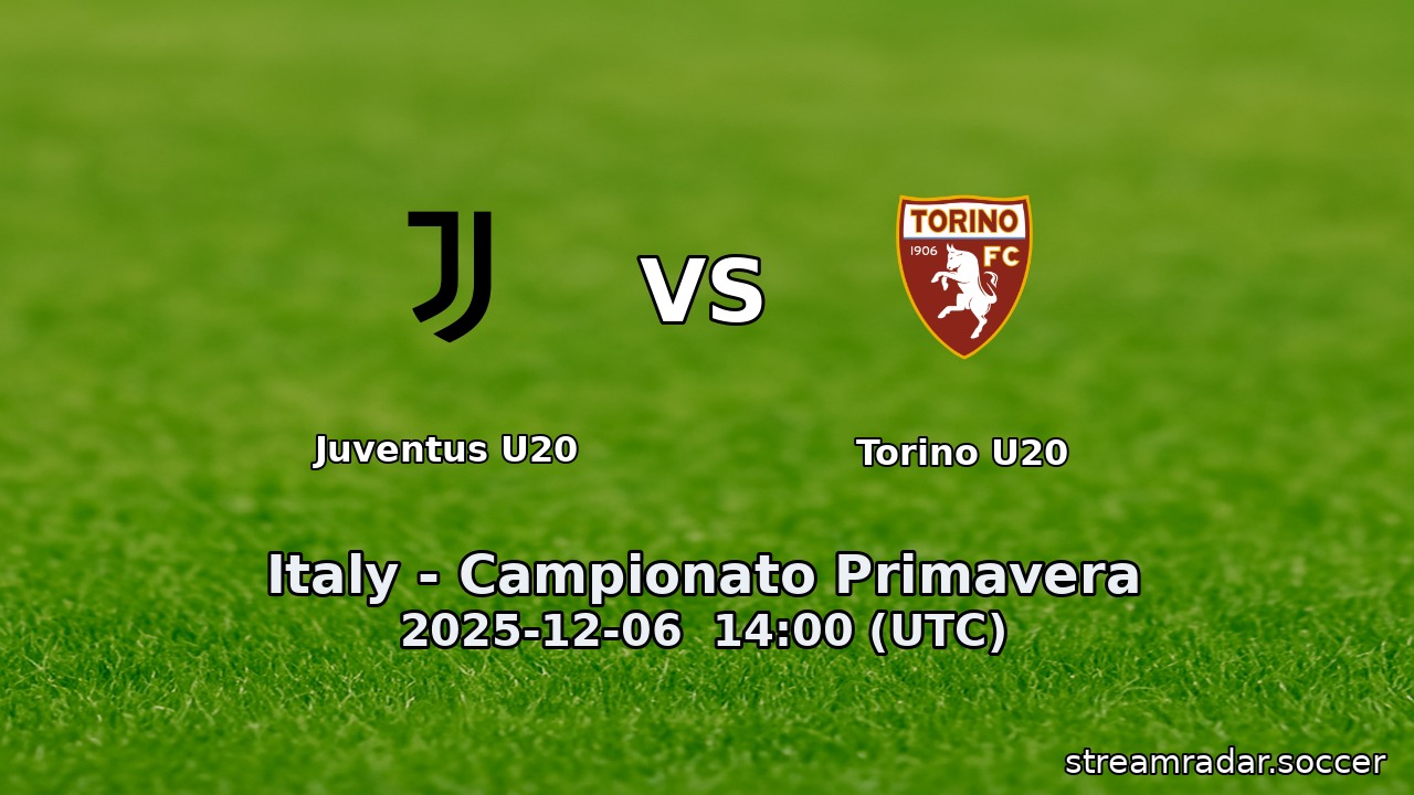 Juventus U20 vs Torino U20