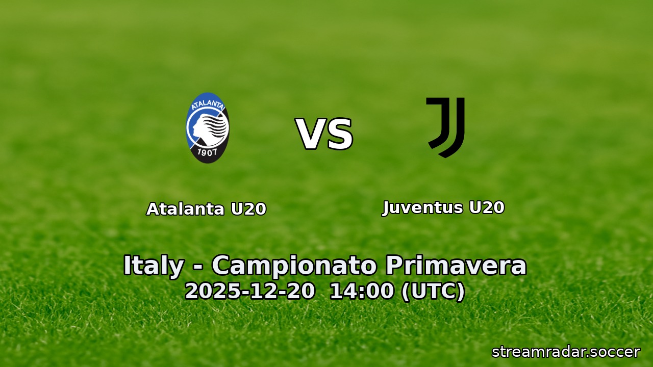 Atalanta U20 vs Juventus U20