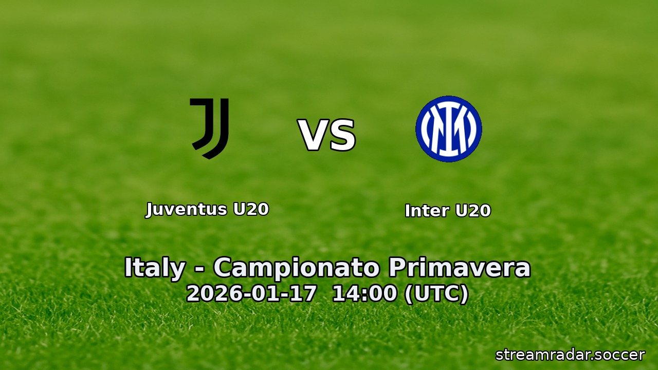 Juventus U20 vs Inter U20