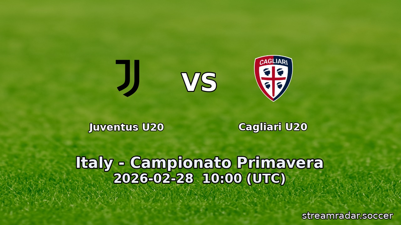 Juventus U20 vs Cagliari U20