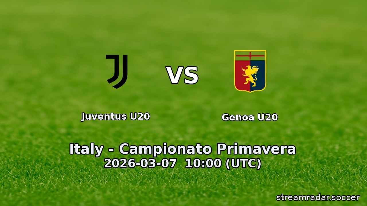 Juventus U20 vs Genoa U20