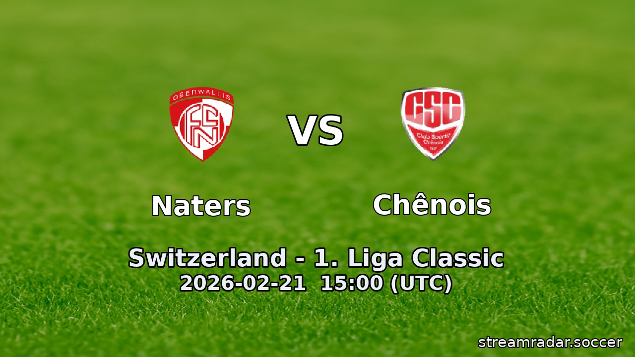 Naters vs Chênois