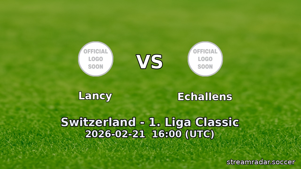 Lancy vs Echallens