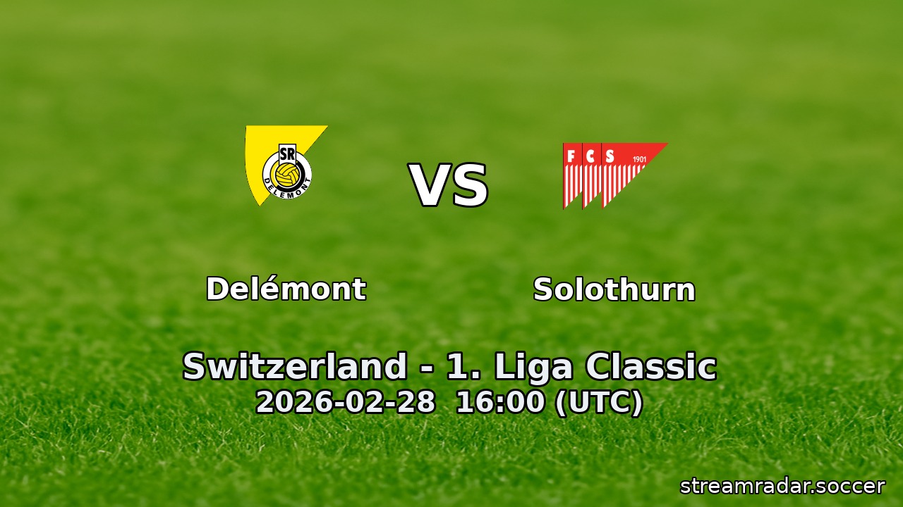 Delémont vs Solothurn