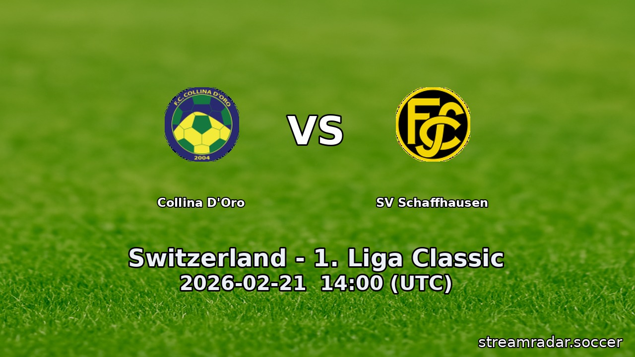 Collina D'Oro vs SV Schaffhausen