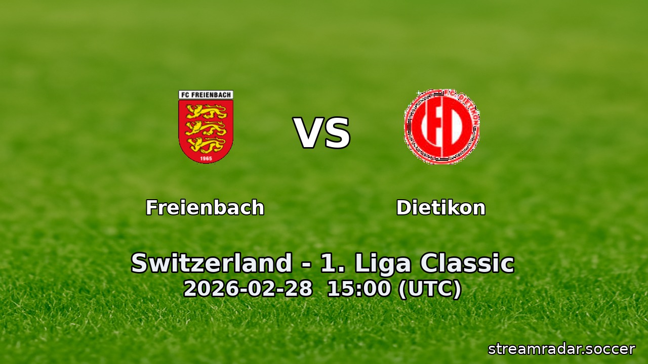 Freienbach vs Dietikon
