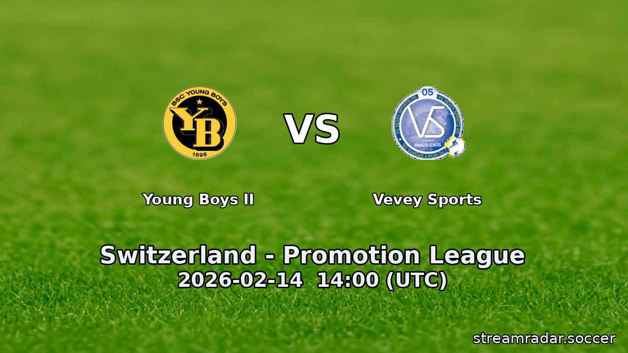 Young Boys II vs Vevey Sports