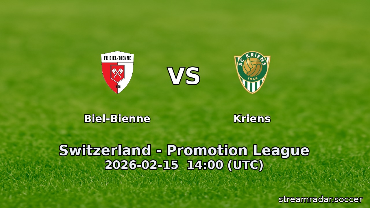 Biel-Bienne vs Kriens