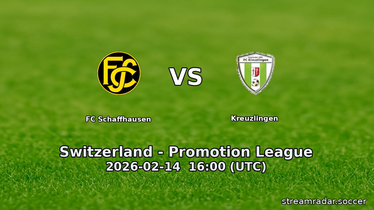 FC Schaffhausen vs Kreuzlingen