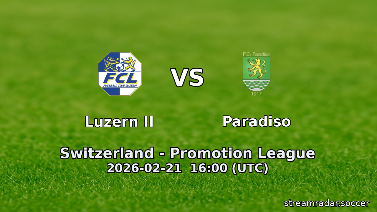 Luzern II vs Paradiso