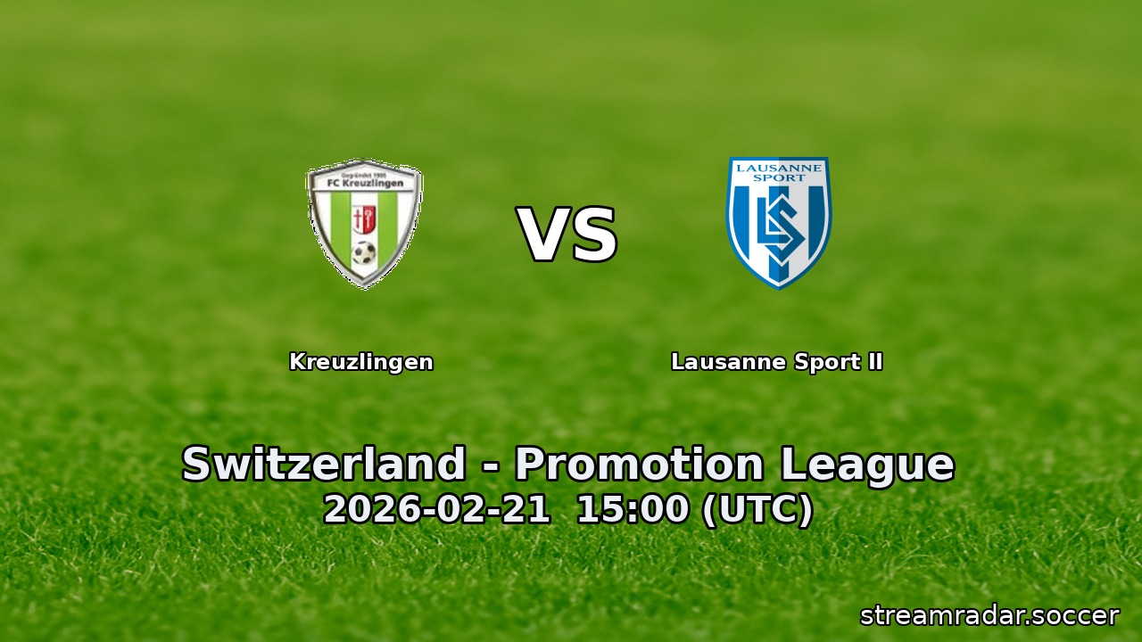 Kreuzlingen vs Lausanne Sport II