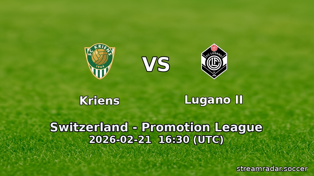 Kriens vs Lugano II