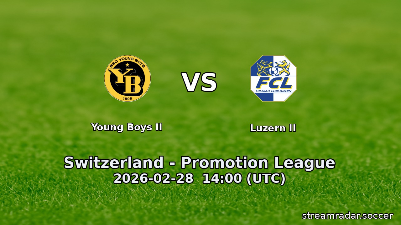 Young Boys II vs Luzern II