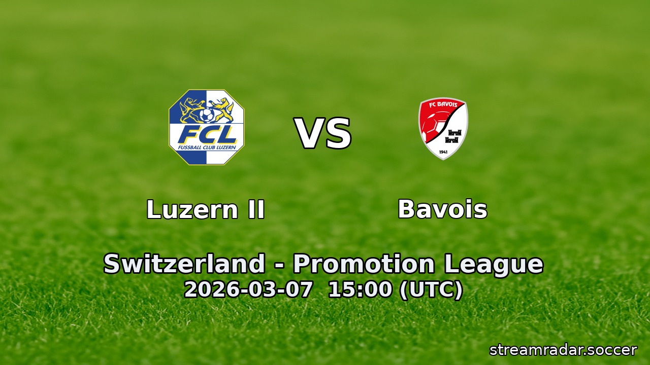 Luzern II vs Bavois