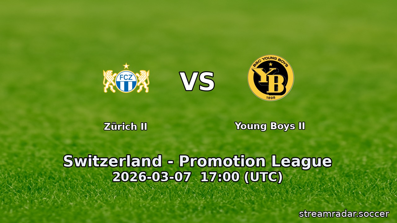 Zürich II vs Young Boys II