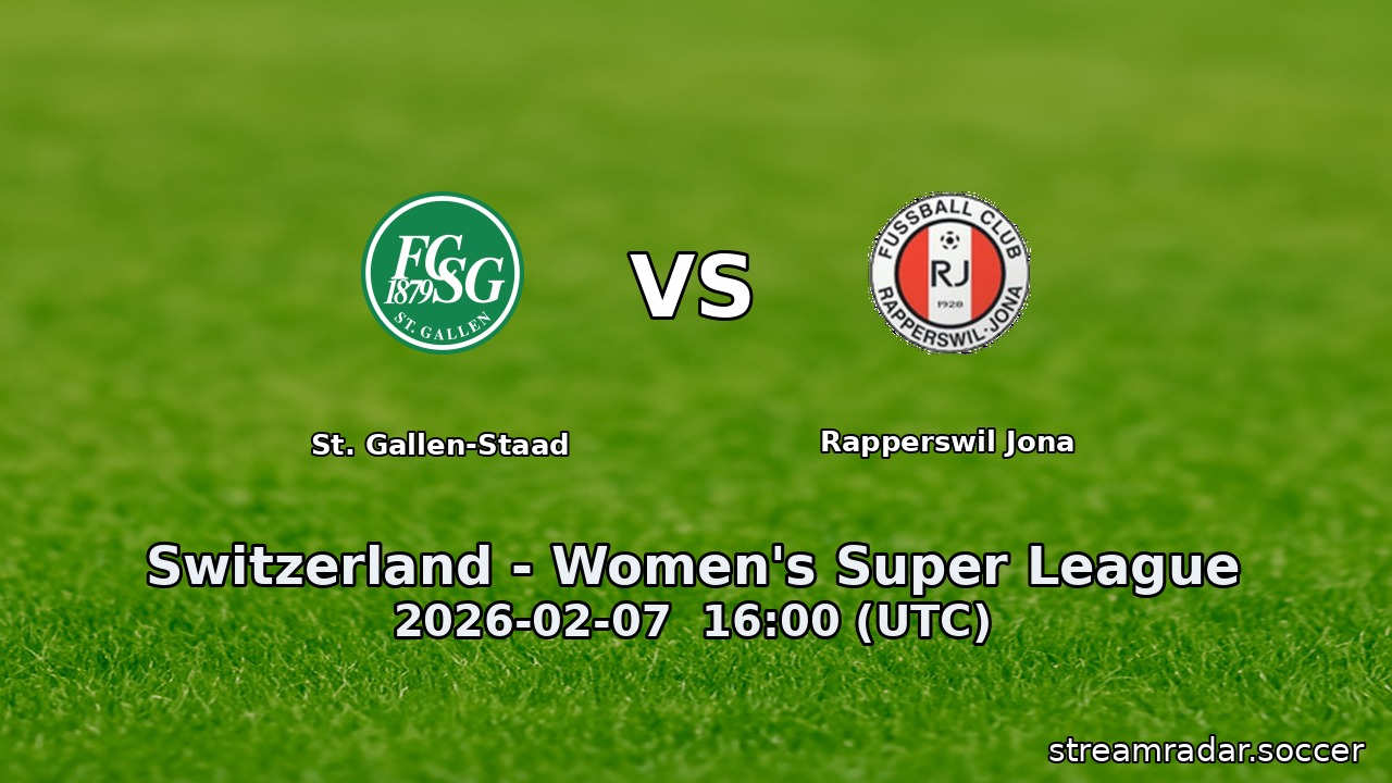 St. Gallen-Staad vs Rapperswil Jona