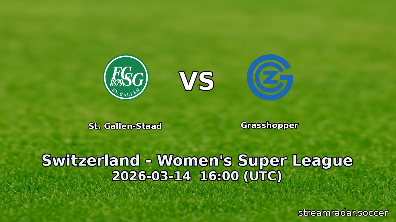 St. Gallen-Staad vs Grasshopper