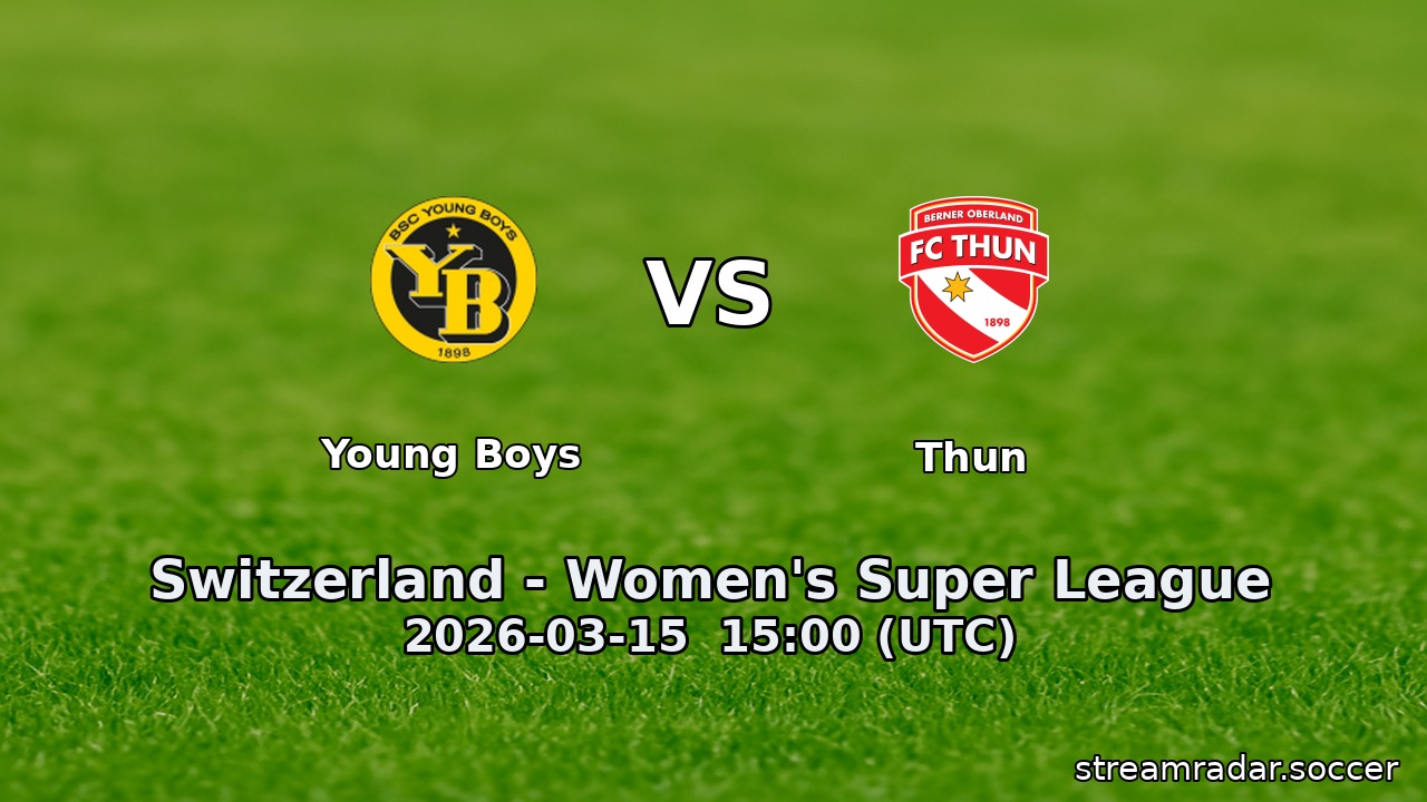 Young Boys vs Thun