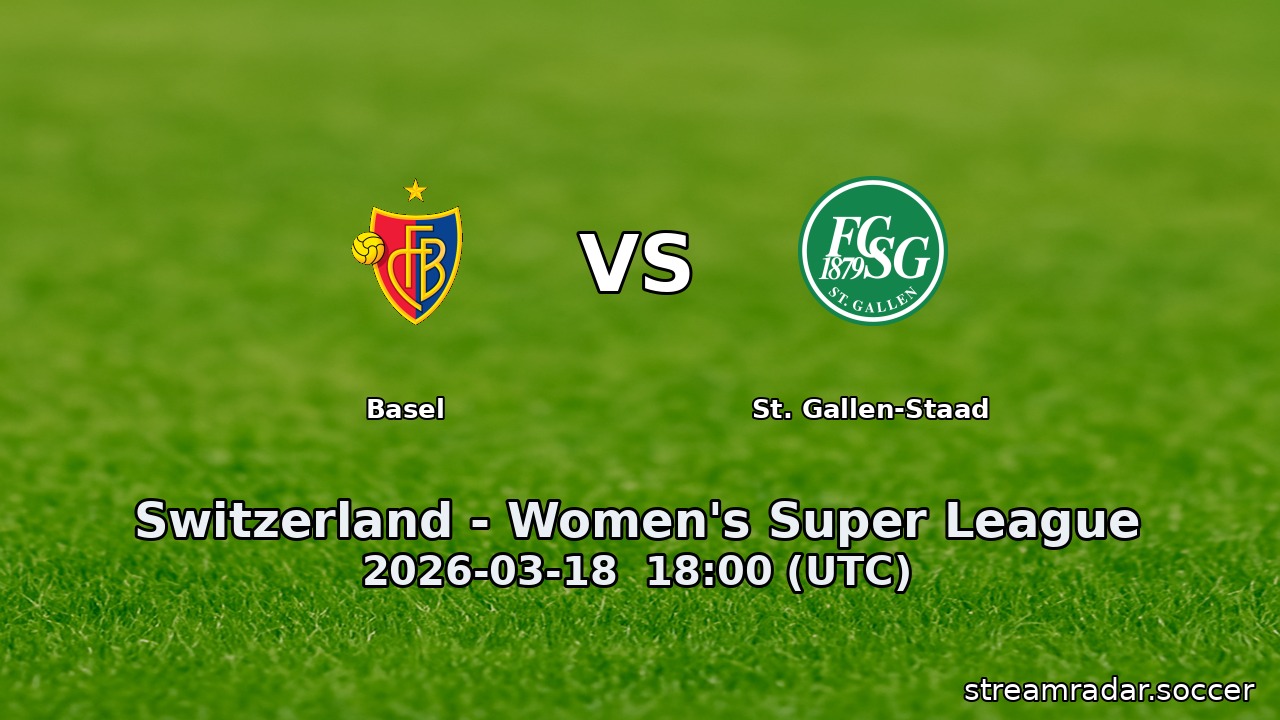 Basel vs St. Gallen-Staad