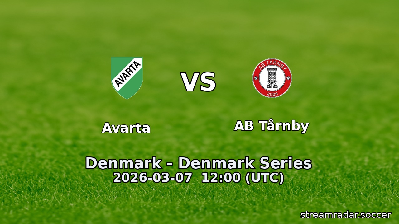 Avarta vs AB Tårnby