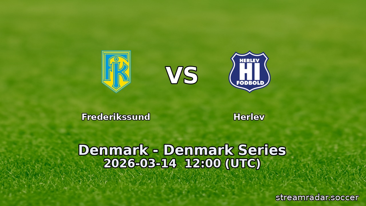 Frederikssund vs Herlev