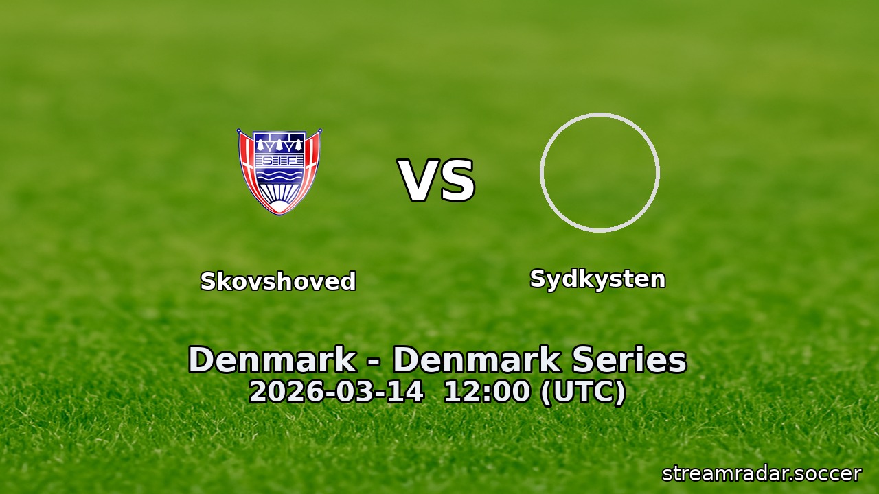 Skovshoved vs Sydkysten