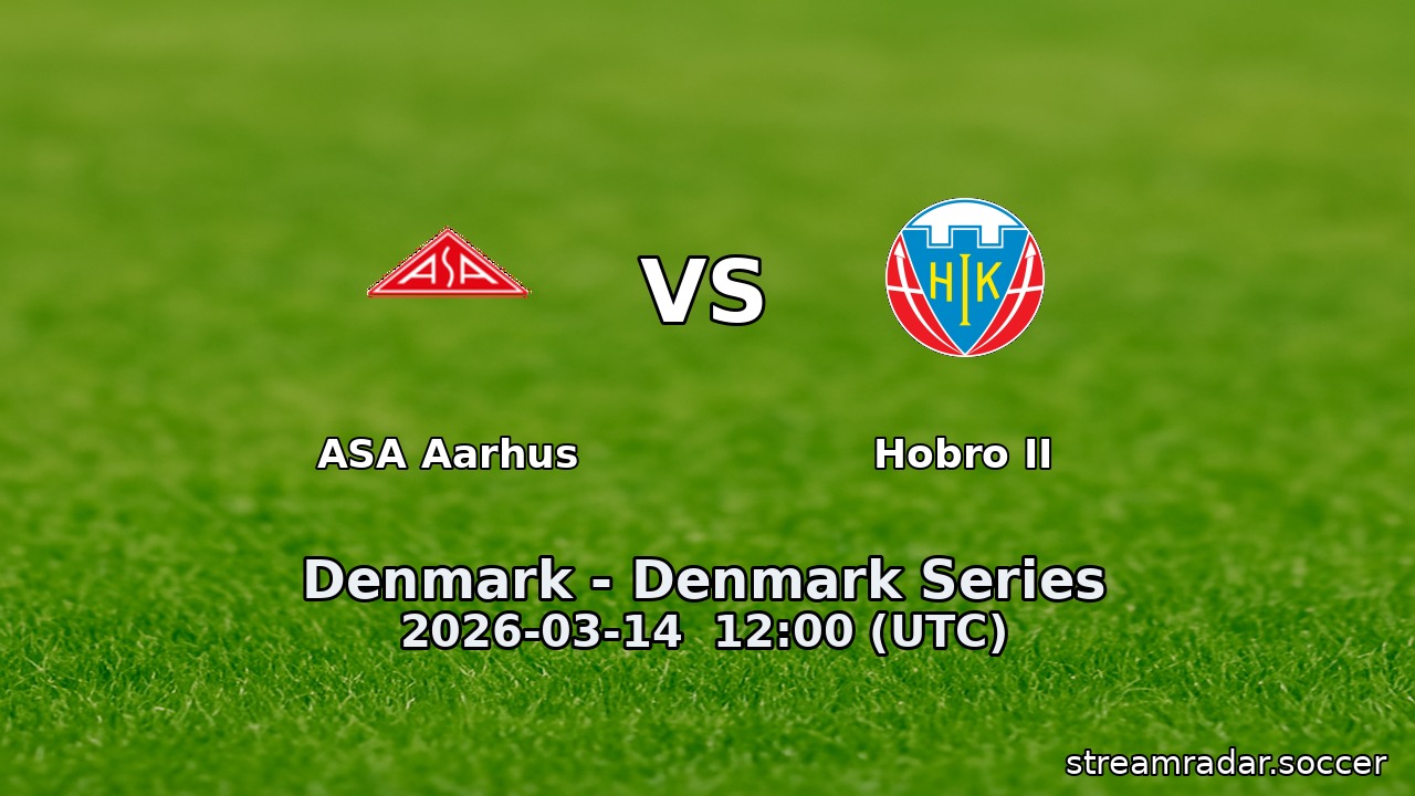 ASA Aarhus vs Hobro II