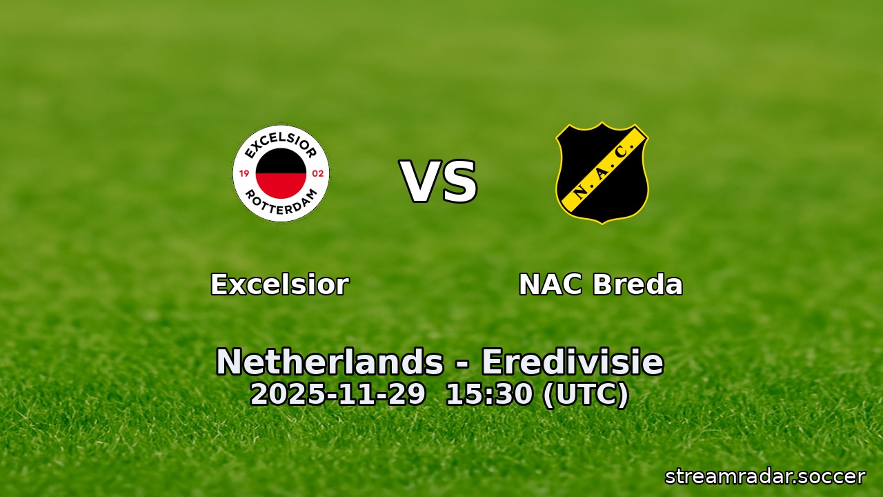 Excelsior vs NAC Breda