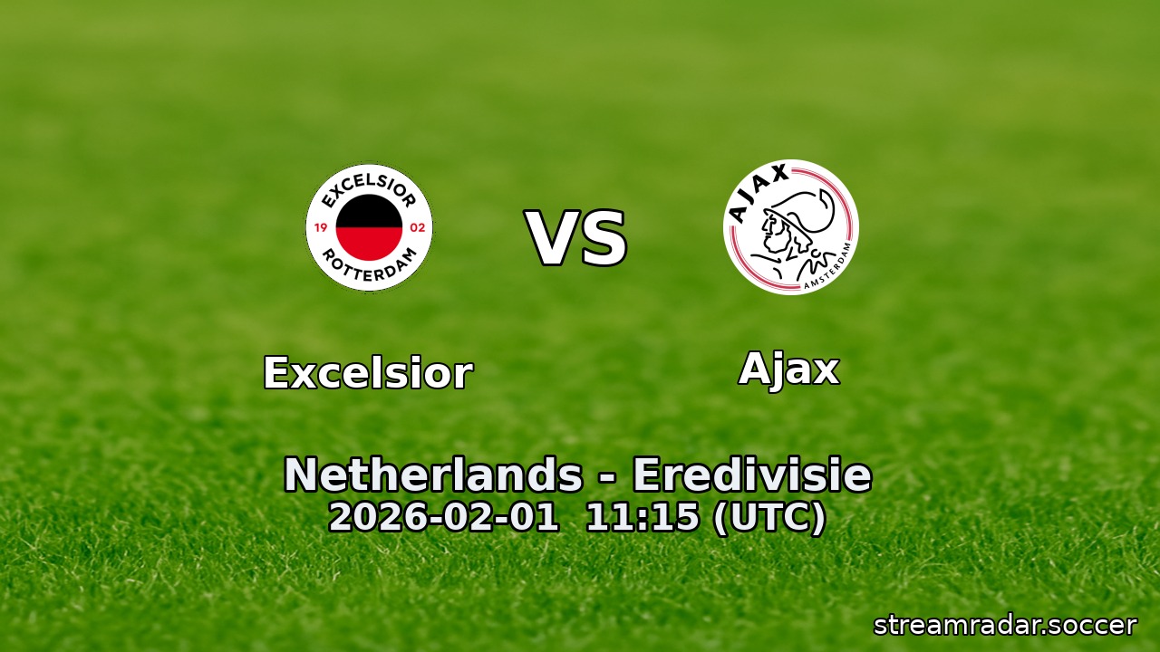 Excelsior vs Ajax