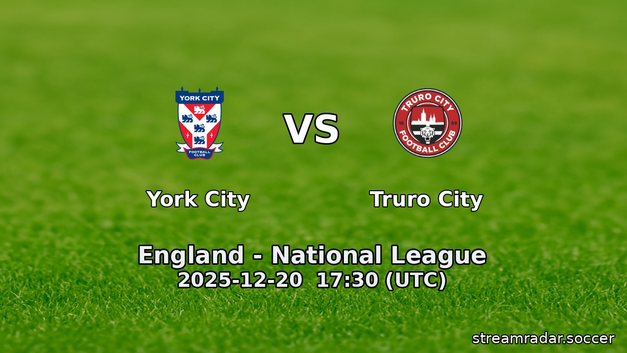 York City vs Truro City