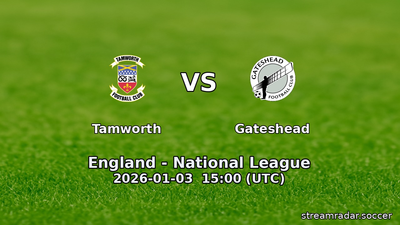 Tamworth vs Gateshead