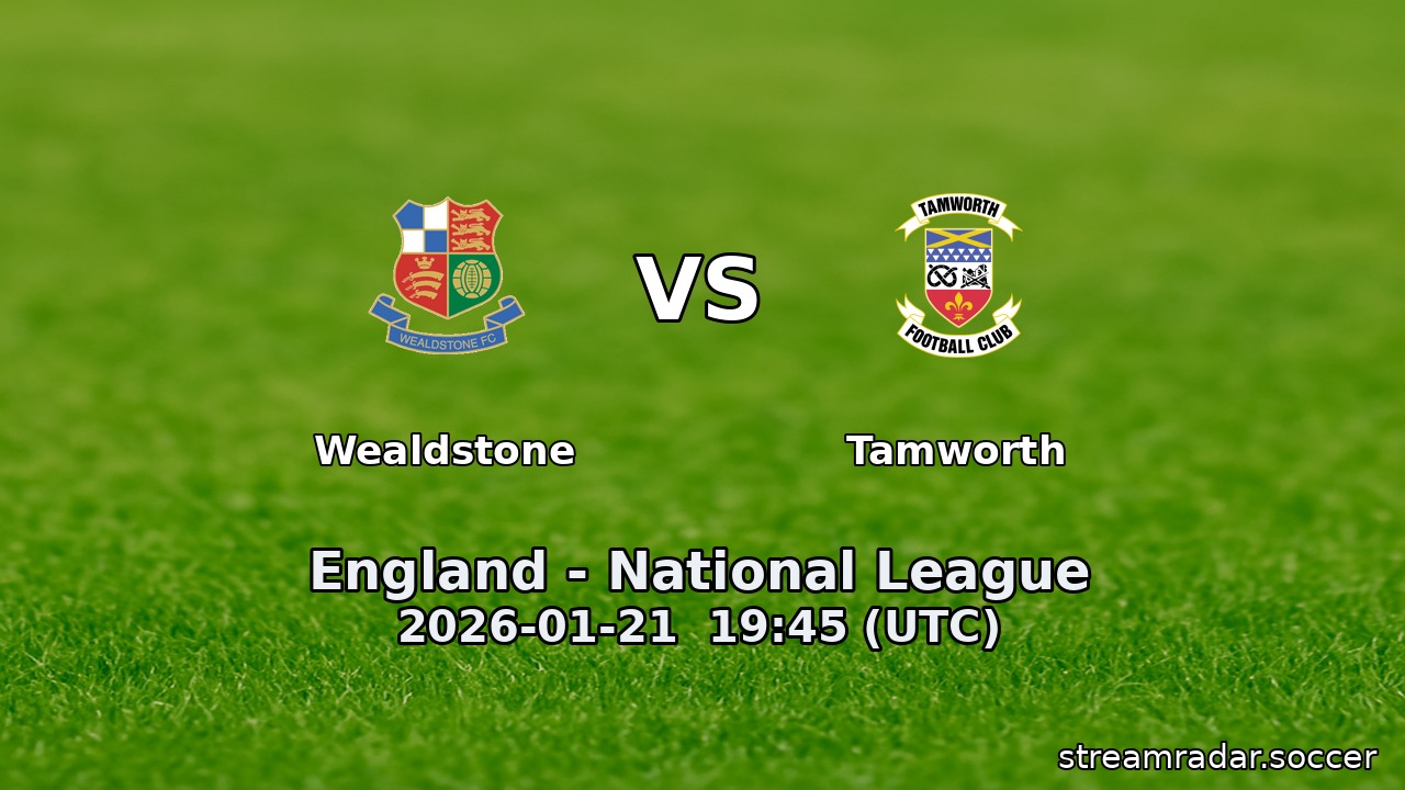 Wealdstone vs Tamworth