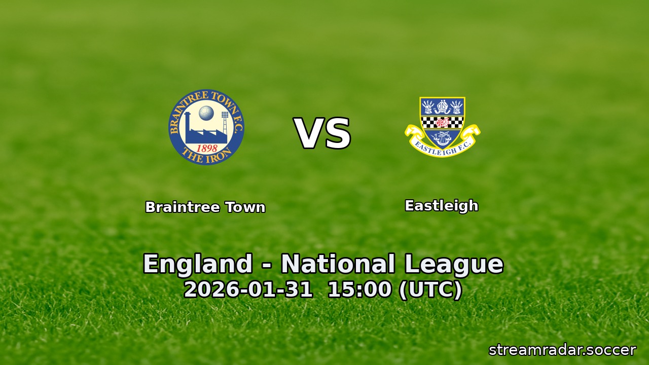Braintree Town vs Eastleigh