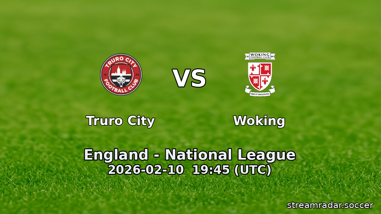 Truro City vs Woking