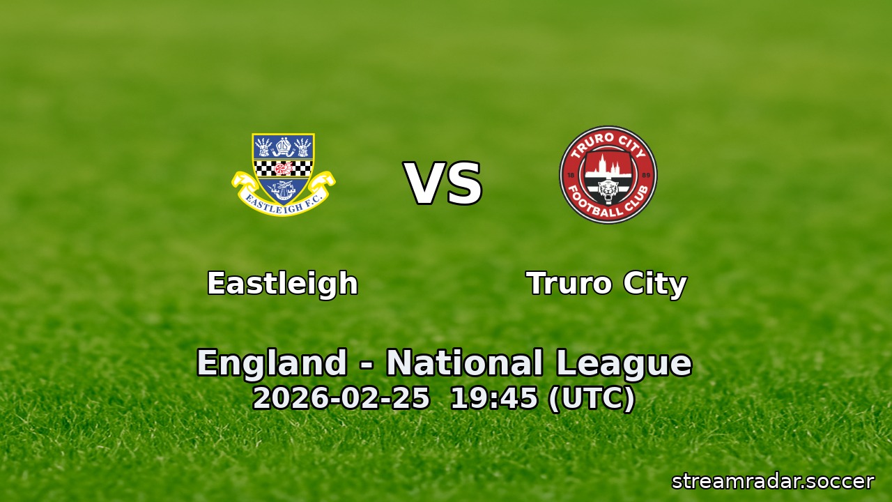 Eastleigh vs Truro City