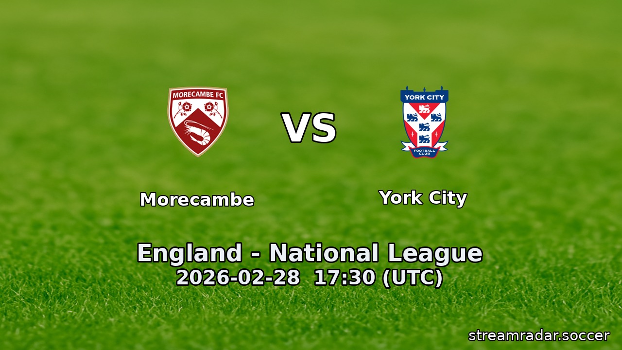 Morecambe vs York City